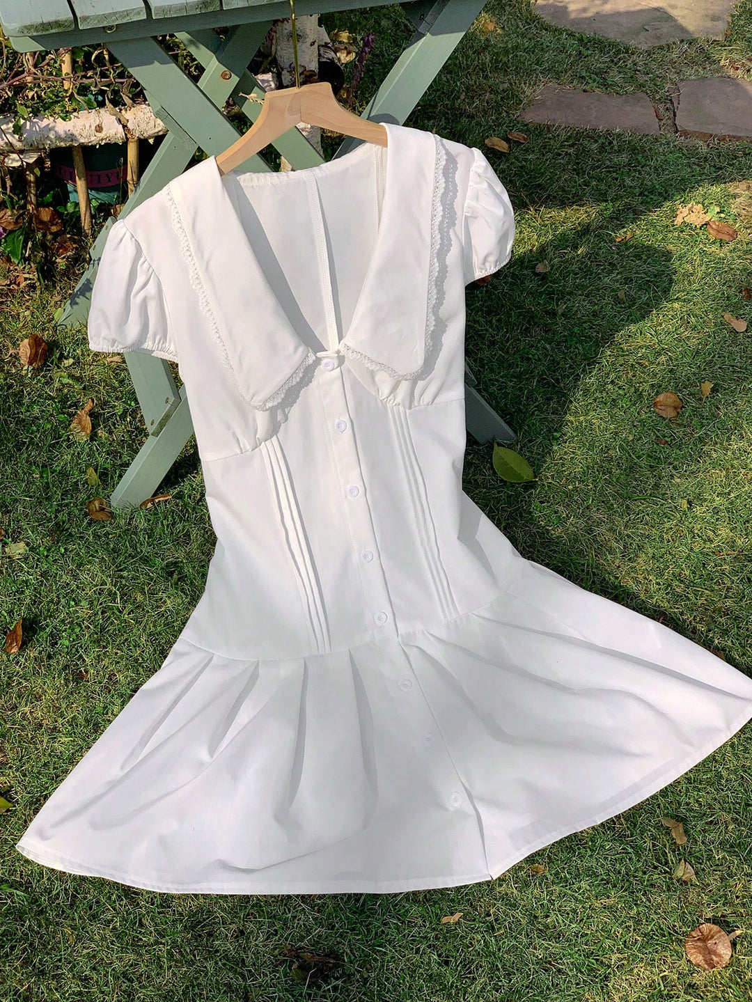 Rochie mini SHEIN, alb