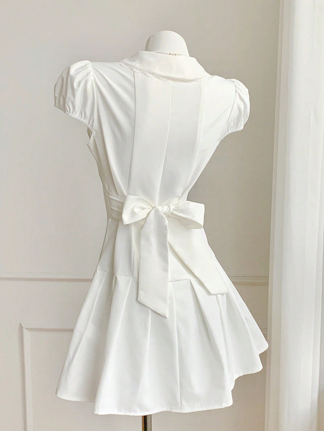 Rochie mini SHEIN, alb