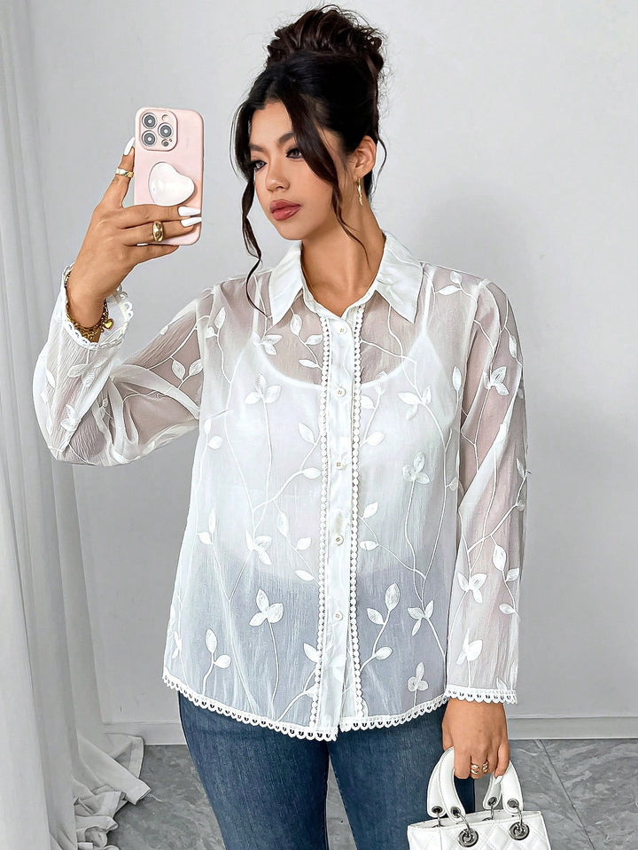 SHEIN blúz, bézs