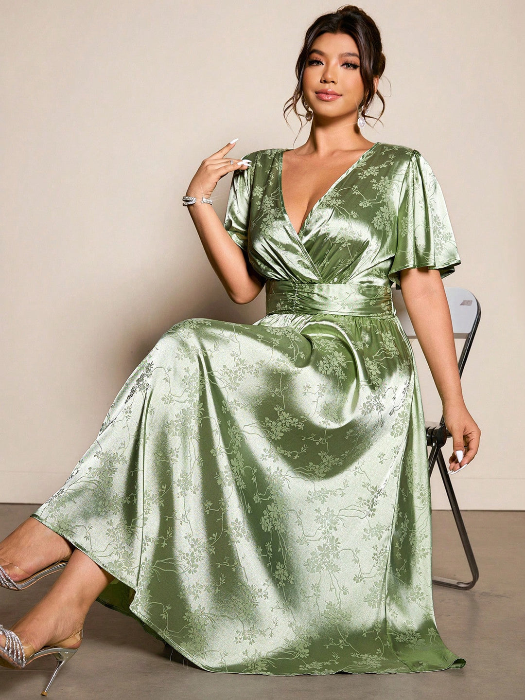 Rochie SHEIN, verde