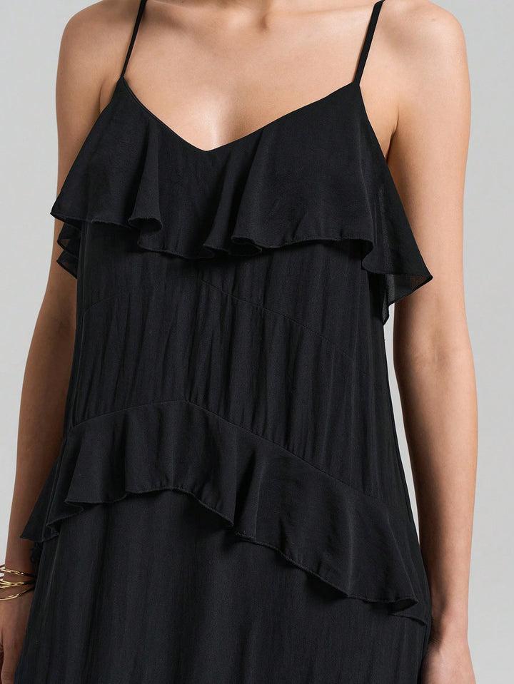 Rochie maxi SHEIN, negru