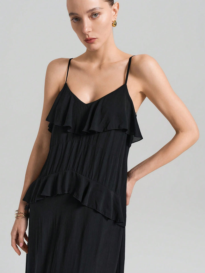Rochie maxi SHEIN, negru