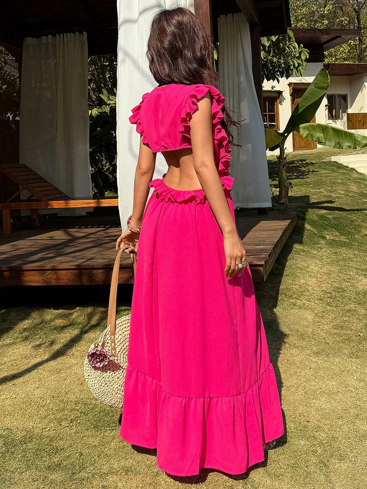 Rochie maxi SHEIN, roz
