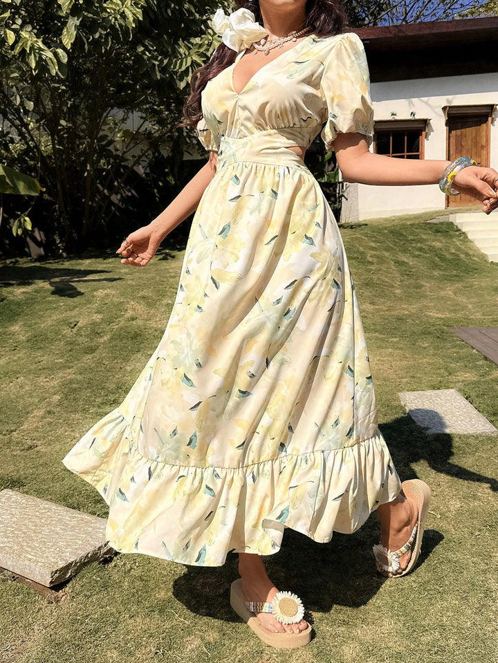 Rochie maxi SHEIN, galben