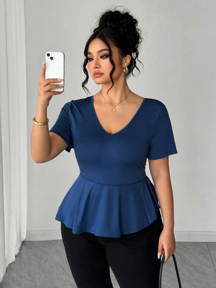 SHEIN blúz, kék