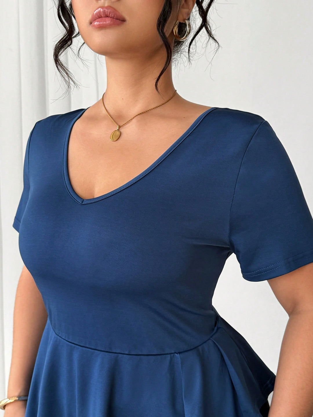 SHEIN blúz, kék