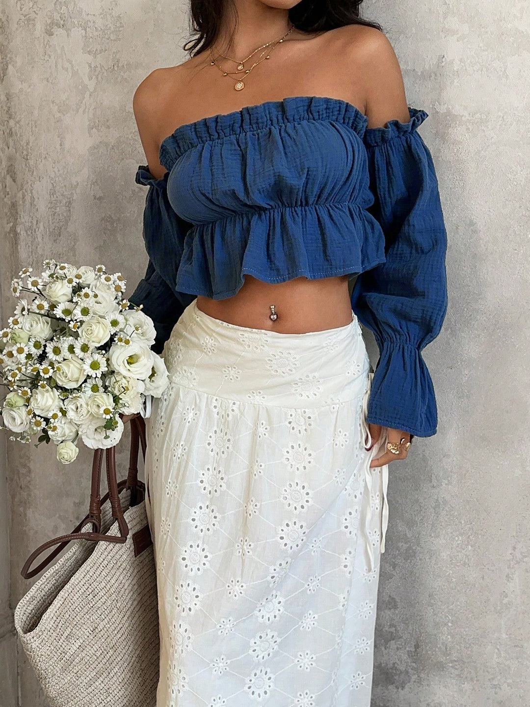 Top SHEIN, albastru