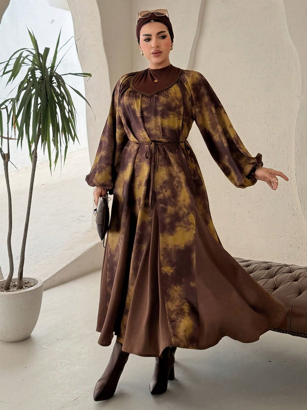 Rochie SHEIN, maro