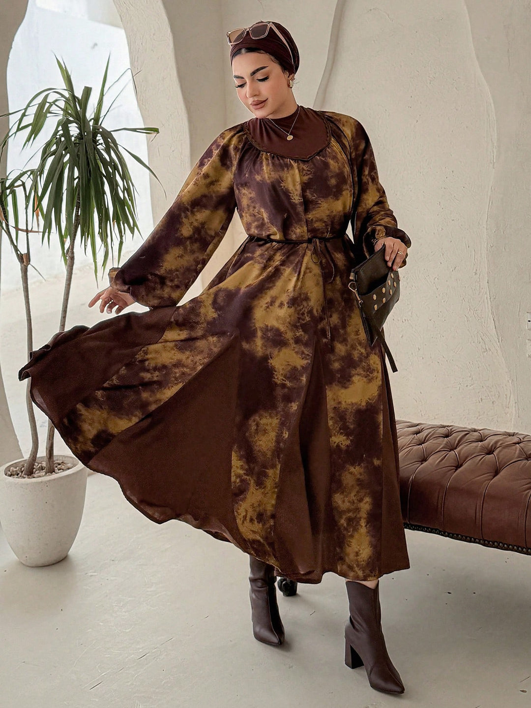Rochie SHEIN, maro