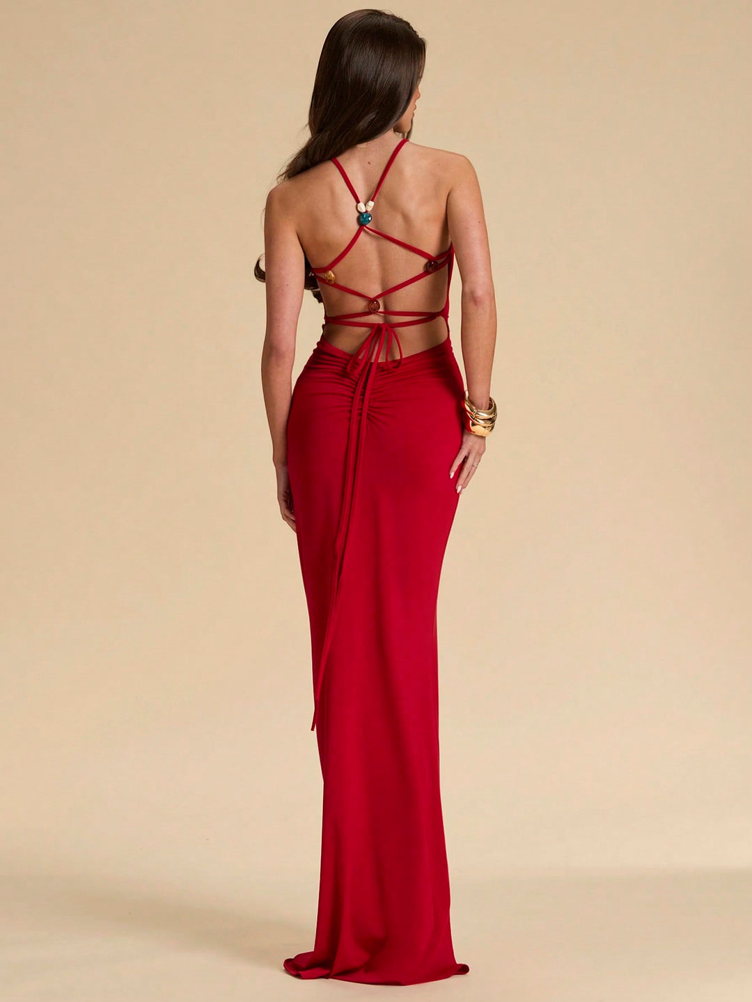 Rochie maxi SHEIN, roșu