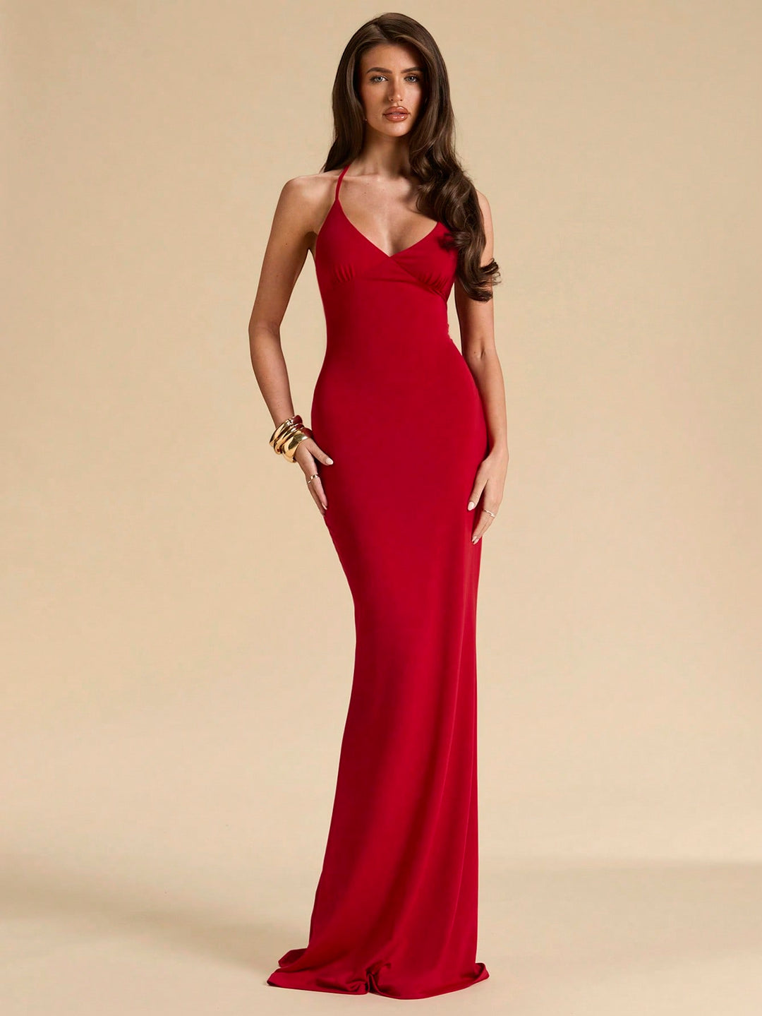 Rochie maxi SHEIN, roșu