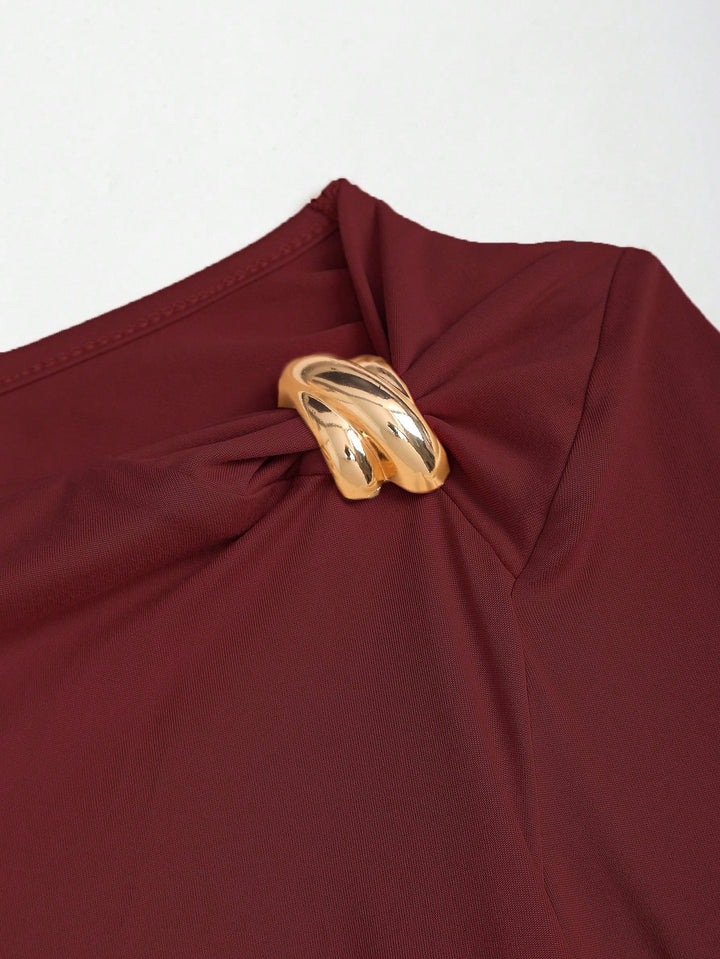 Tricou SHEIN, vișiniu
