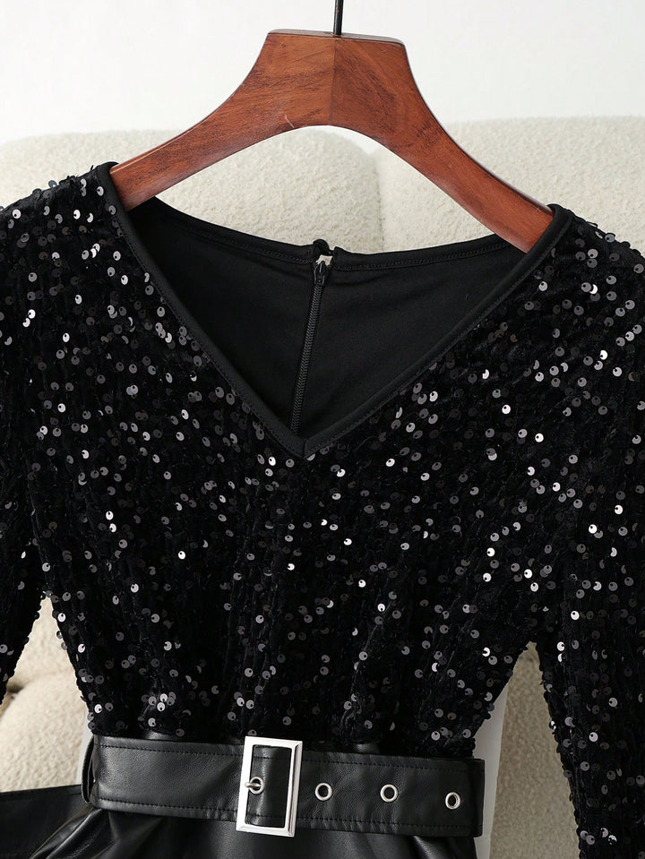 Rochie midi SHEIN, negru