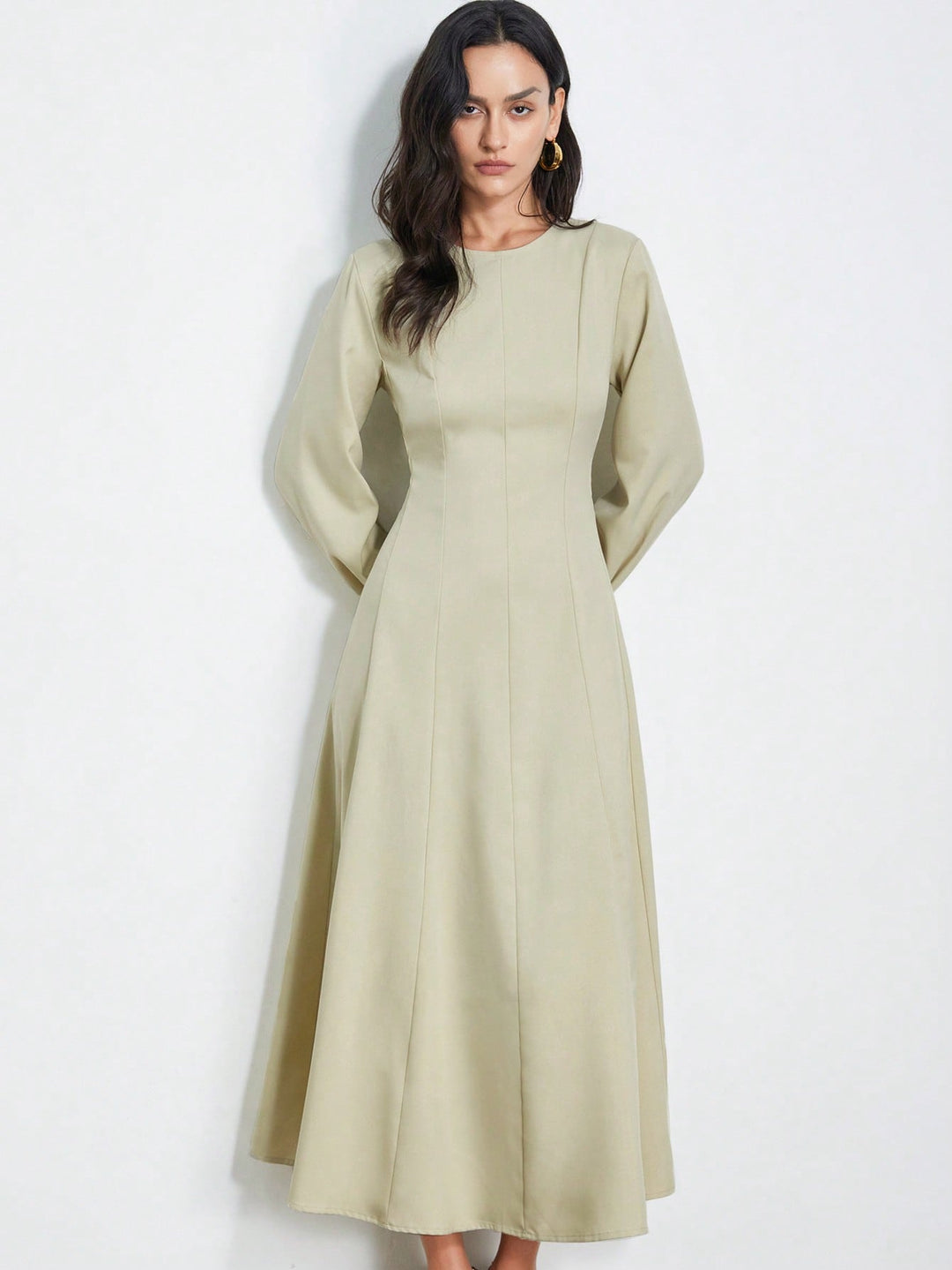Rochie maxi SHEIN, gri