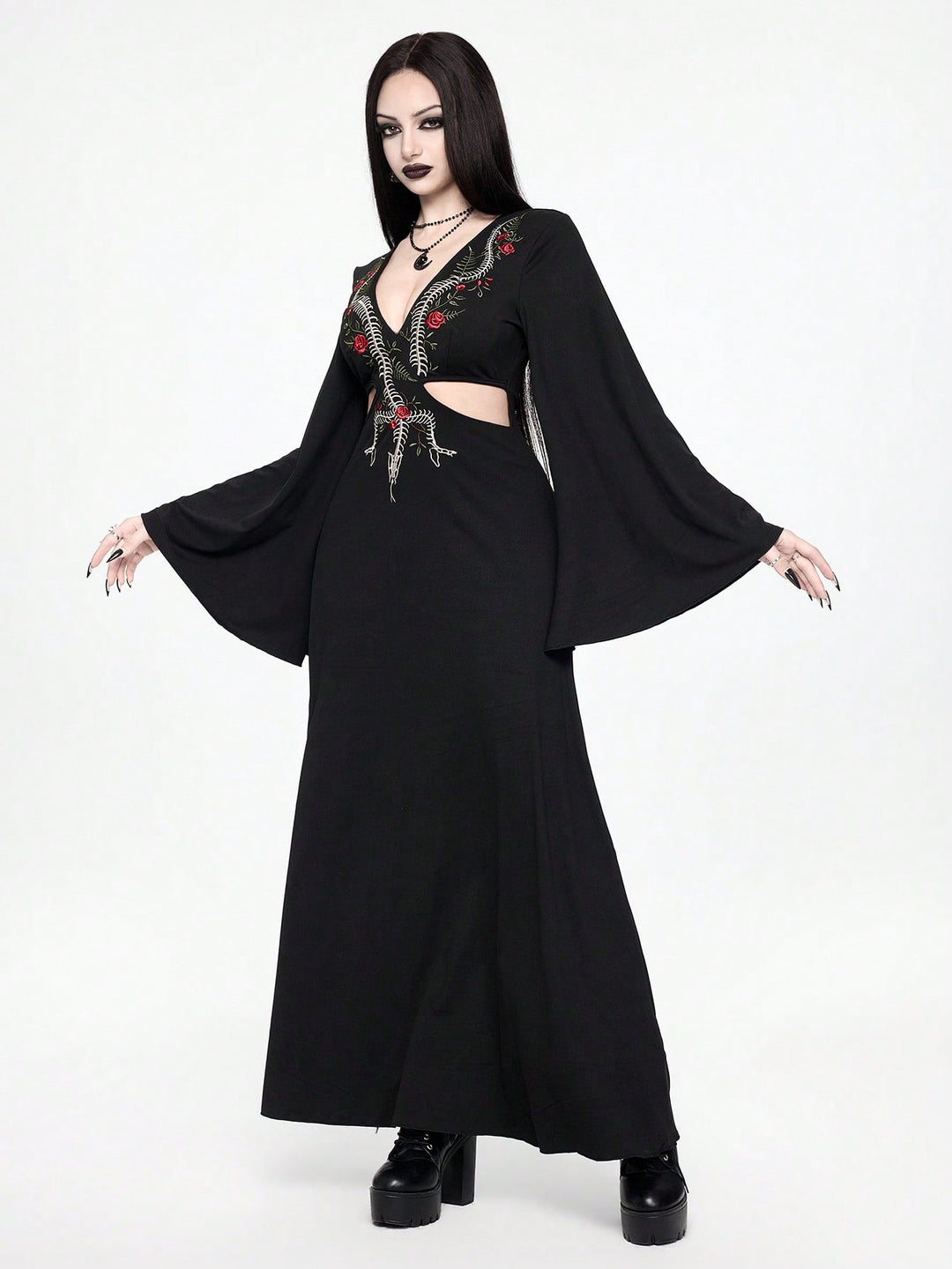 Rochie maxi SHEIN, negru