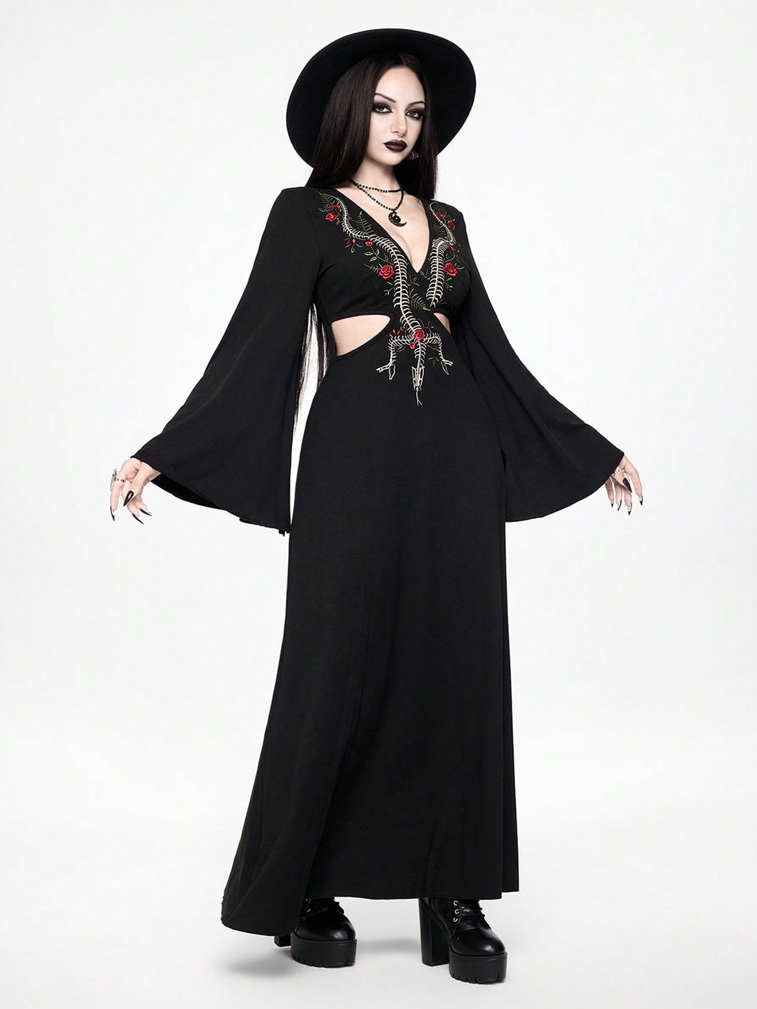 Rochie maxi SHEIN, negru