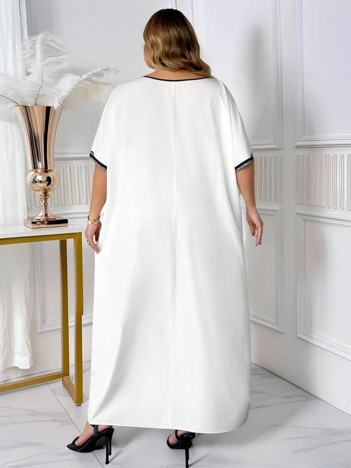 SHEIN maxi ruha, fehér