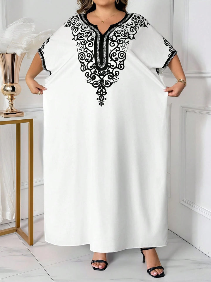 SHEIN maxi ruha, fehér