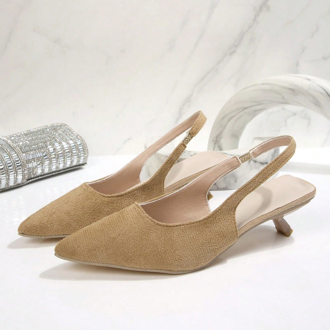 Pantofi cu toc SHEIN, kaki