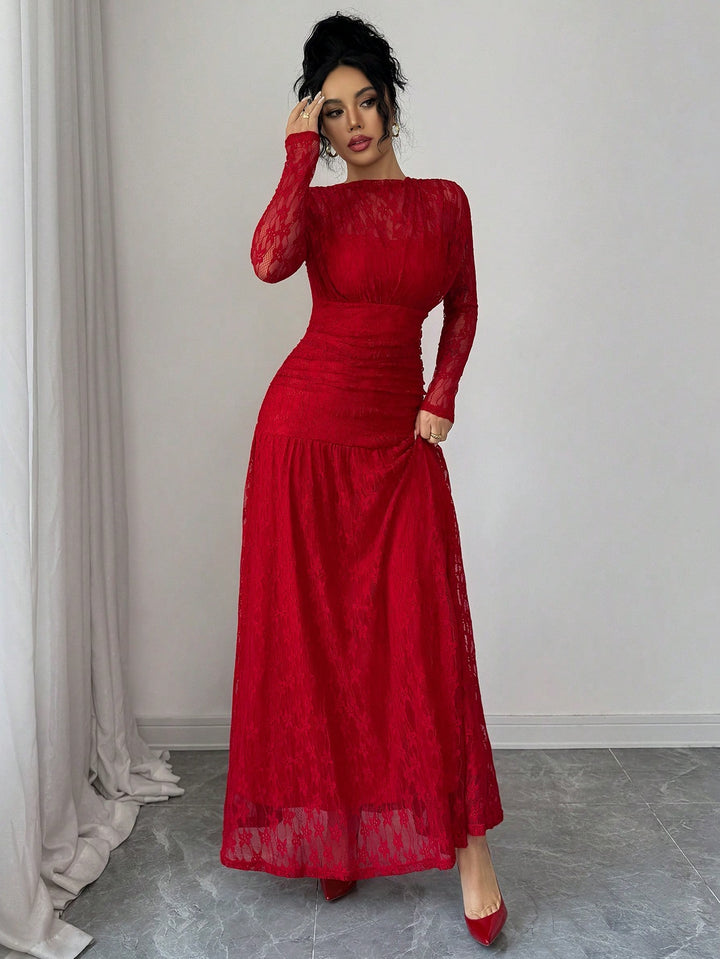 Rochie maxi SHEIN, roșu