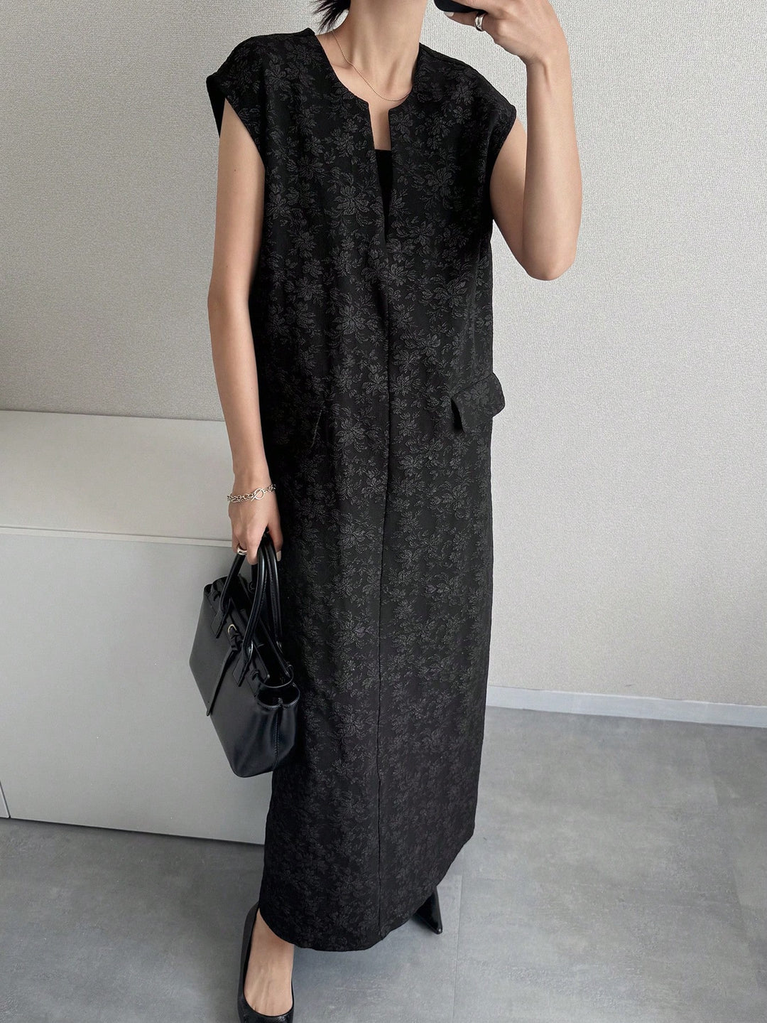 Rochie maxi SHEIN, negru