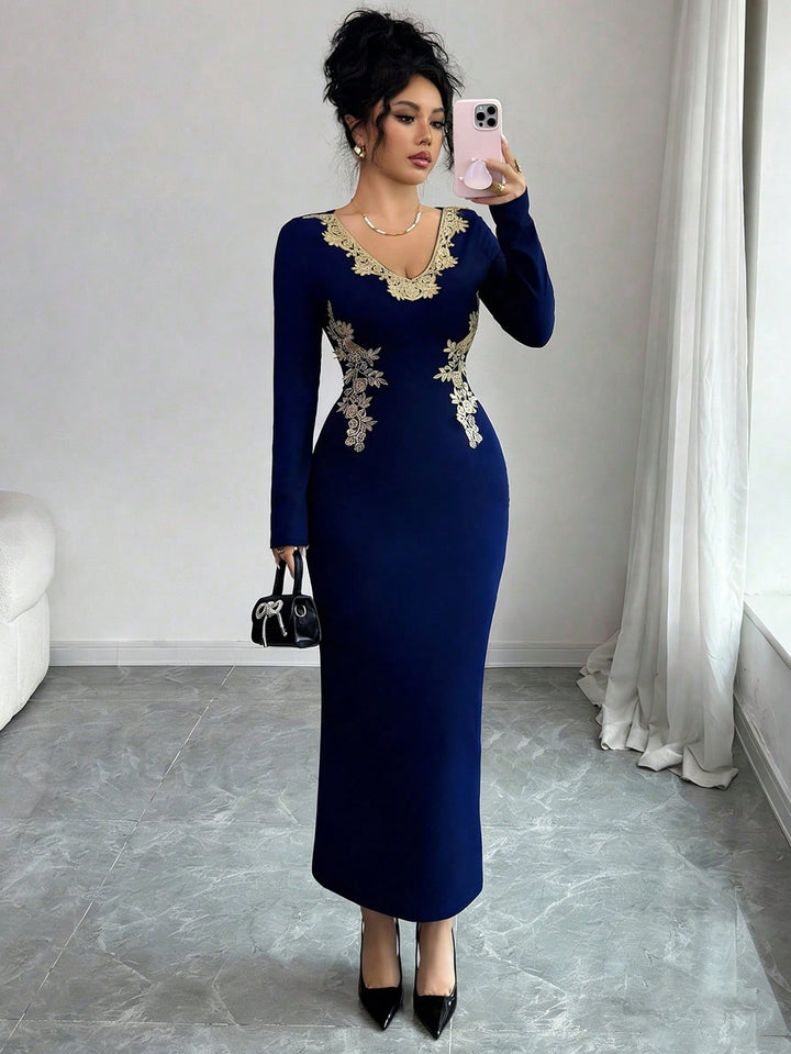 Rochie midi SHEIN, albastru