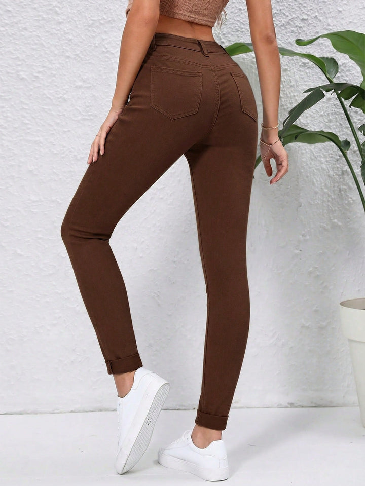 Jeans SHEIN, maro