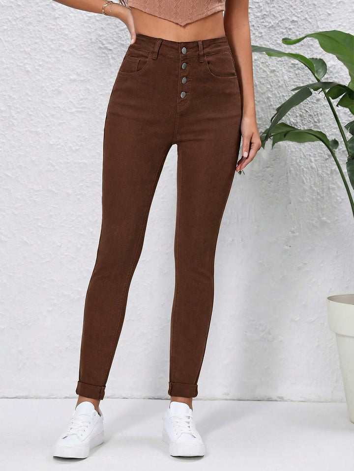 Jeans SHEIN, maro