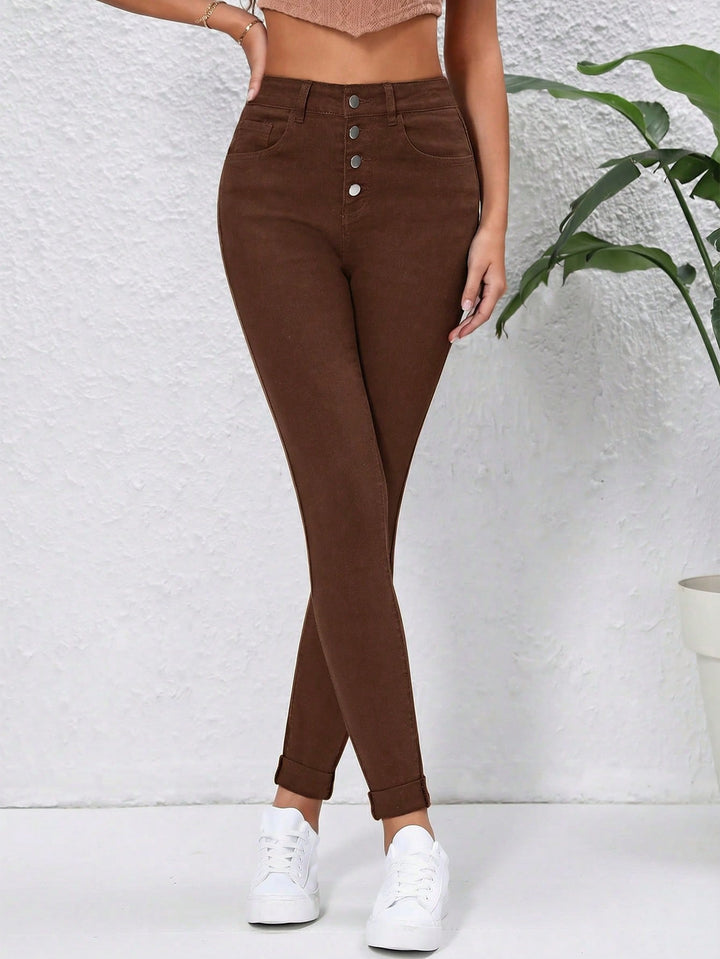 Jeans SHEIN, maro