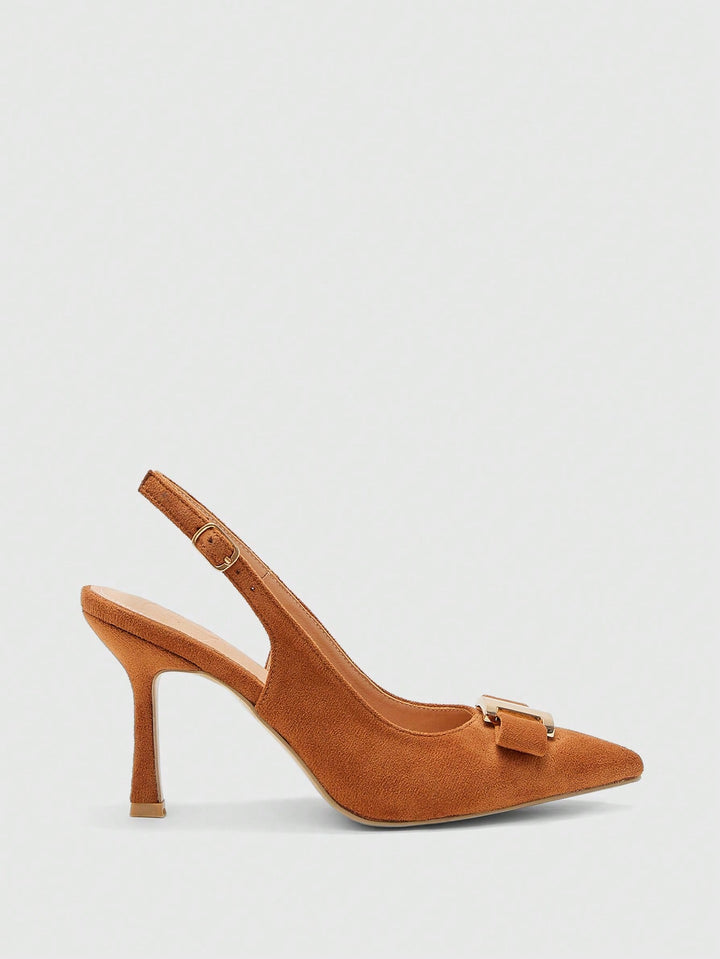 Pantofi cu toc SHEIN, galben