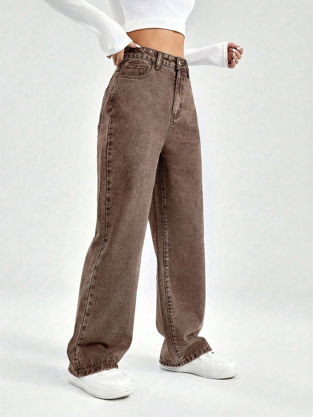 Jeans SHEIN, maro
