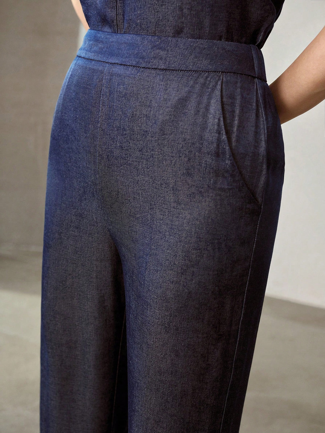 Pantaloni SHEIN, albastru