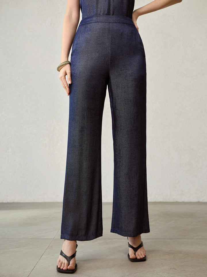 Pantaloni SHEIN, albastru