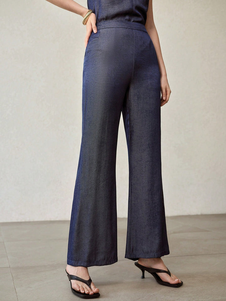 Pantaloni SHEIN, albastru