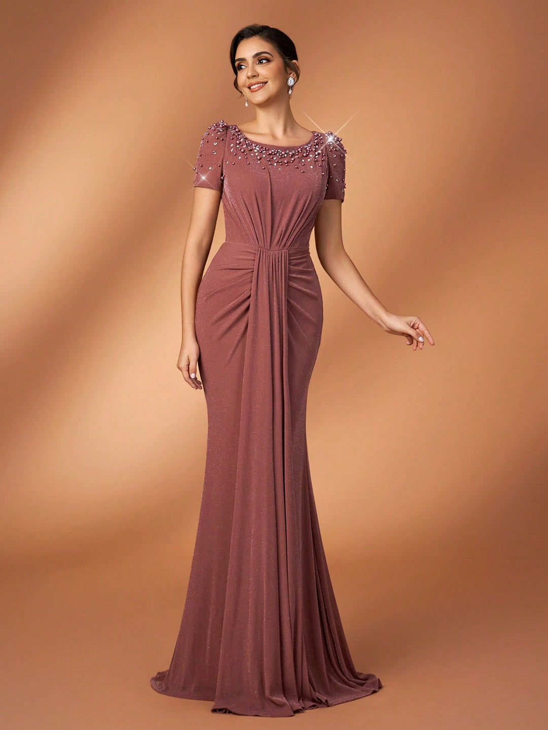 Rochie SHEIN, maro