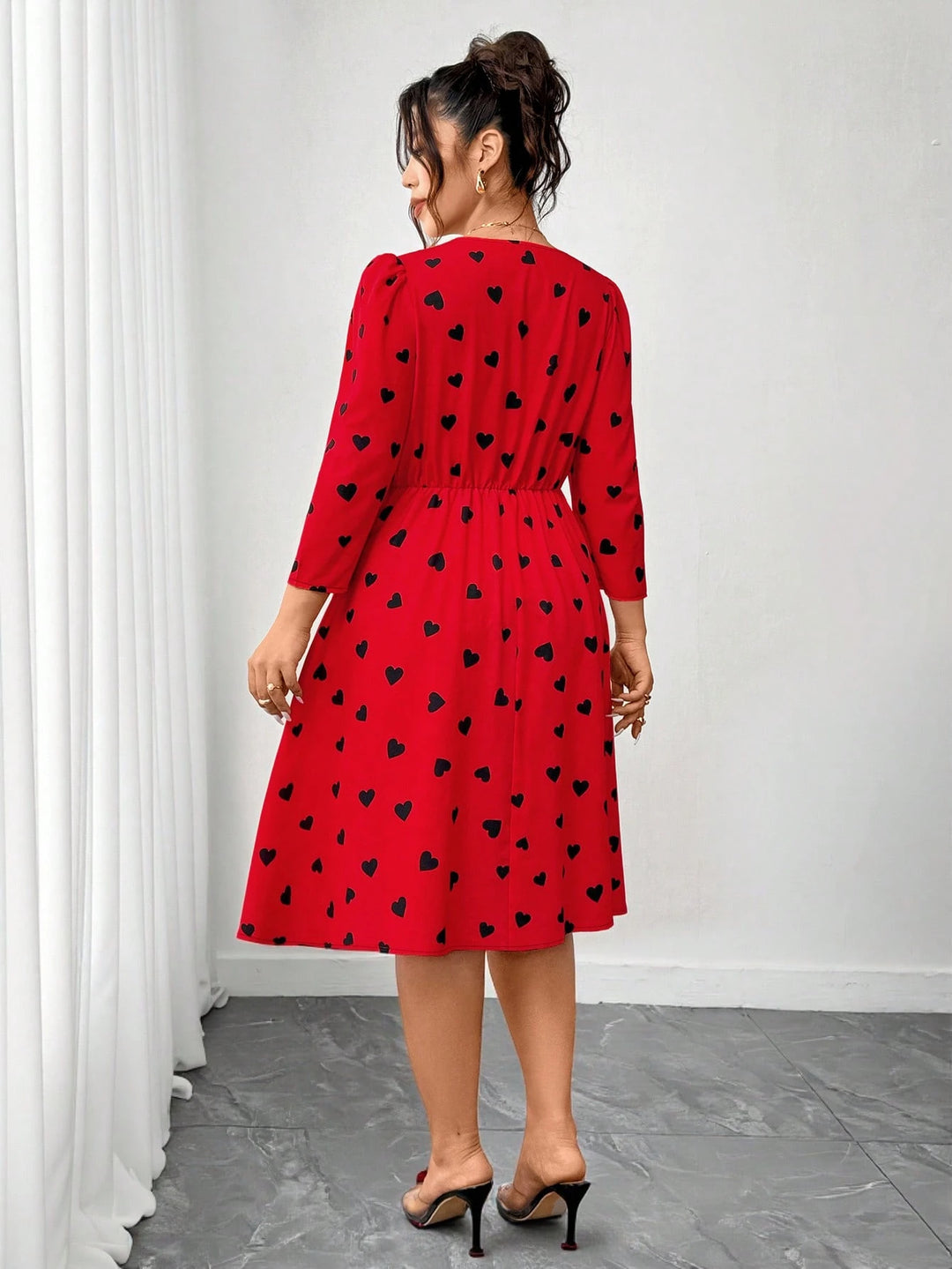 Rochie maxi SHEIN, roșu