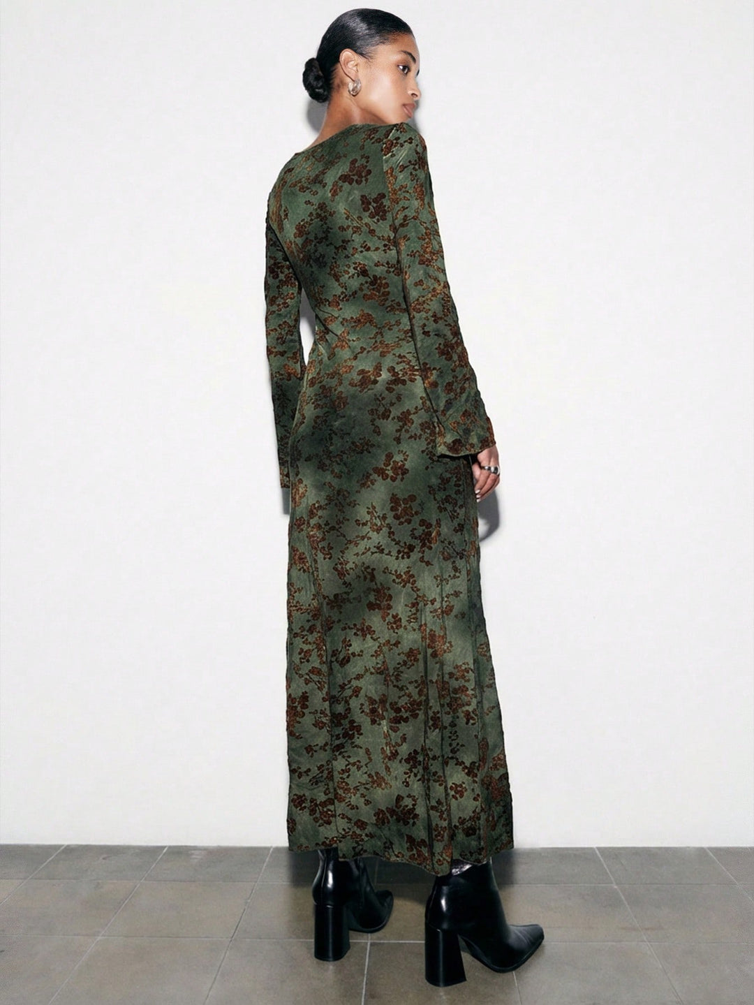 SHEIN maxi ruha, khaki