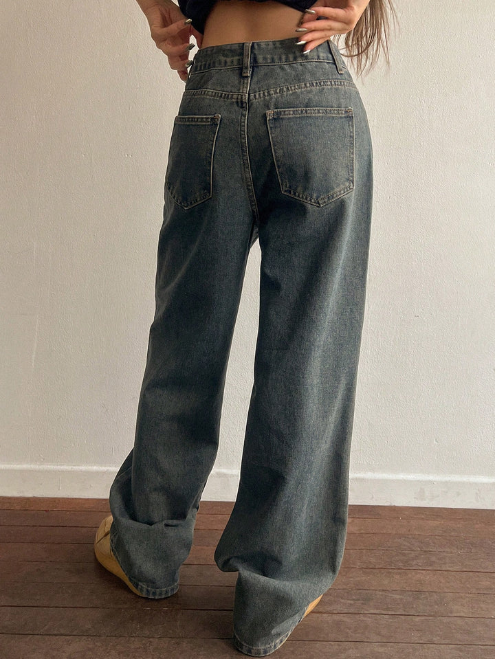 Jeans SHEIN, albastru