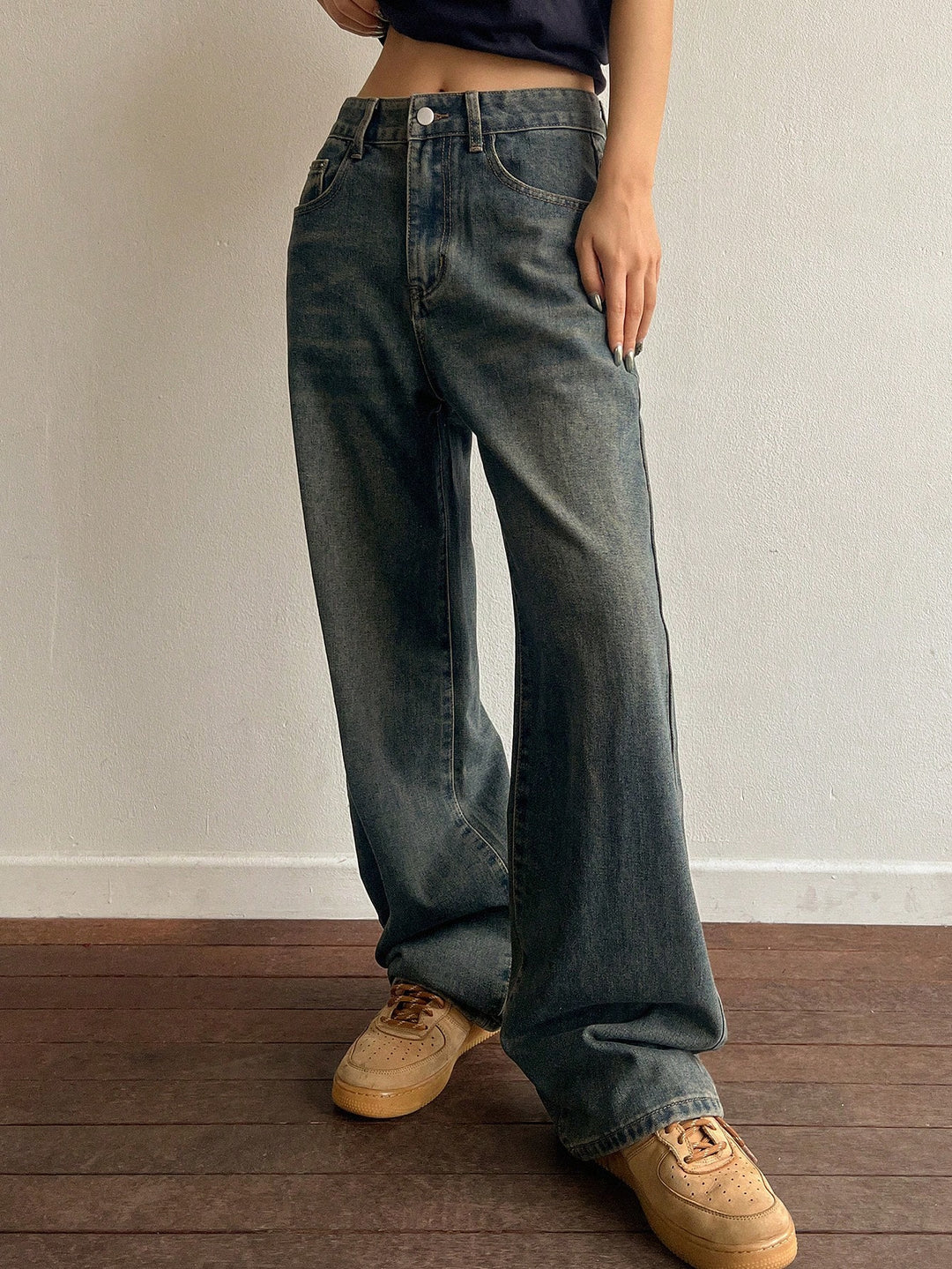 Jeans SHEIN, albastru