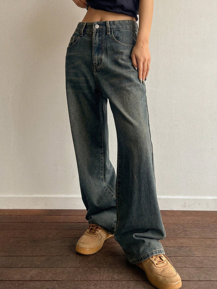 Jeans SHEIN, albastru