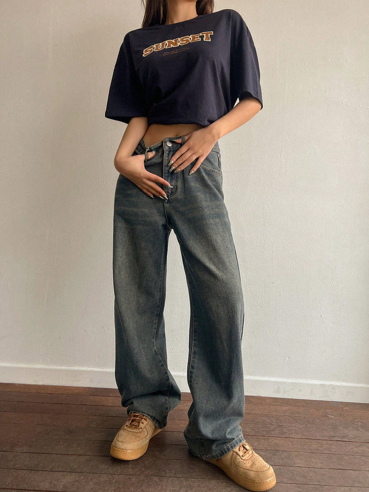 Jeans SHEIN, albastru