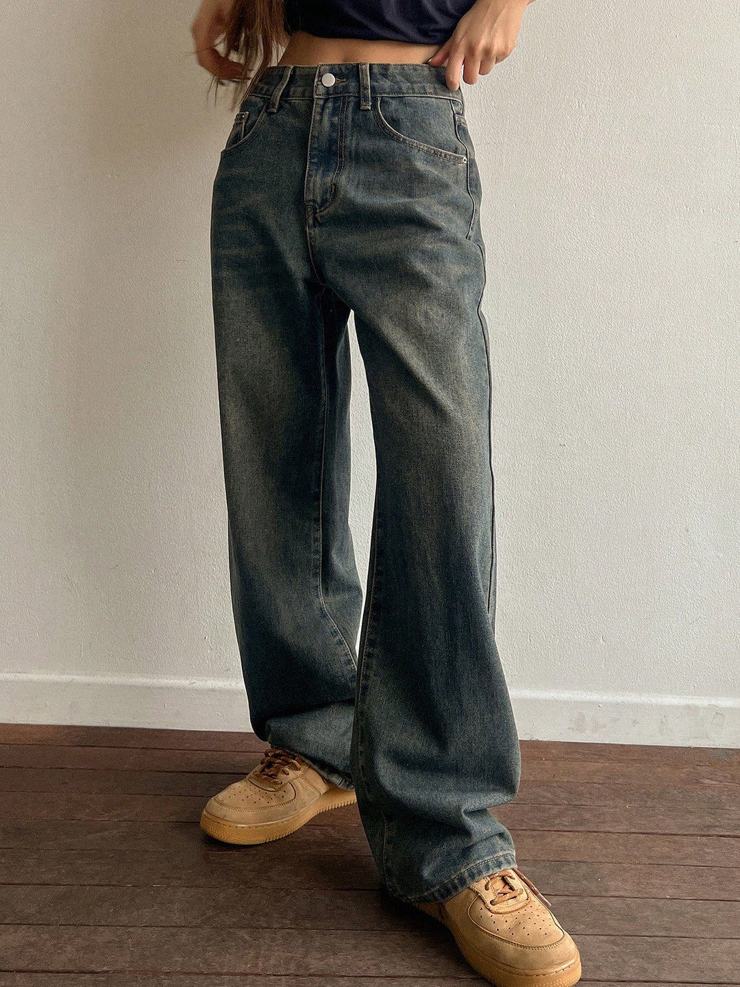 Jeans SHEIN, albastru