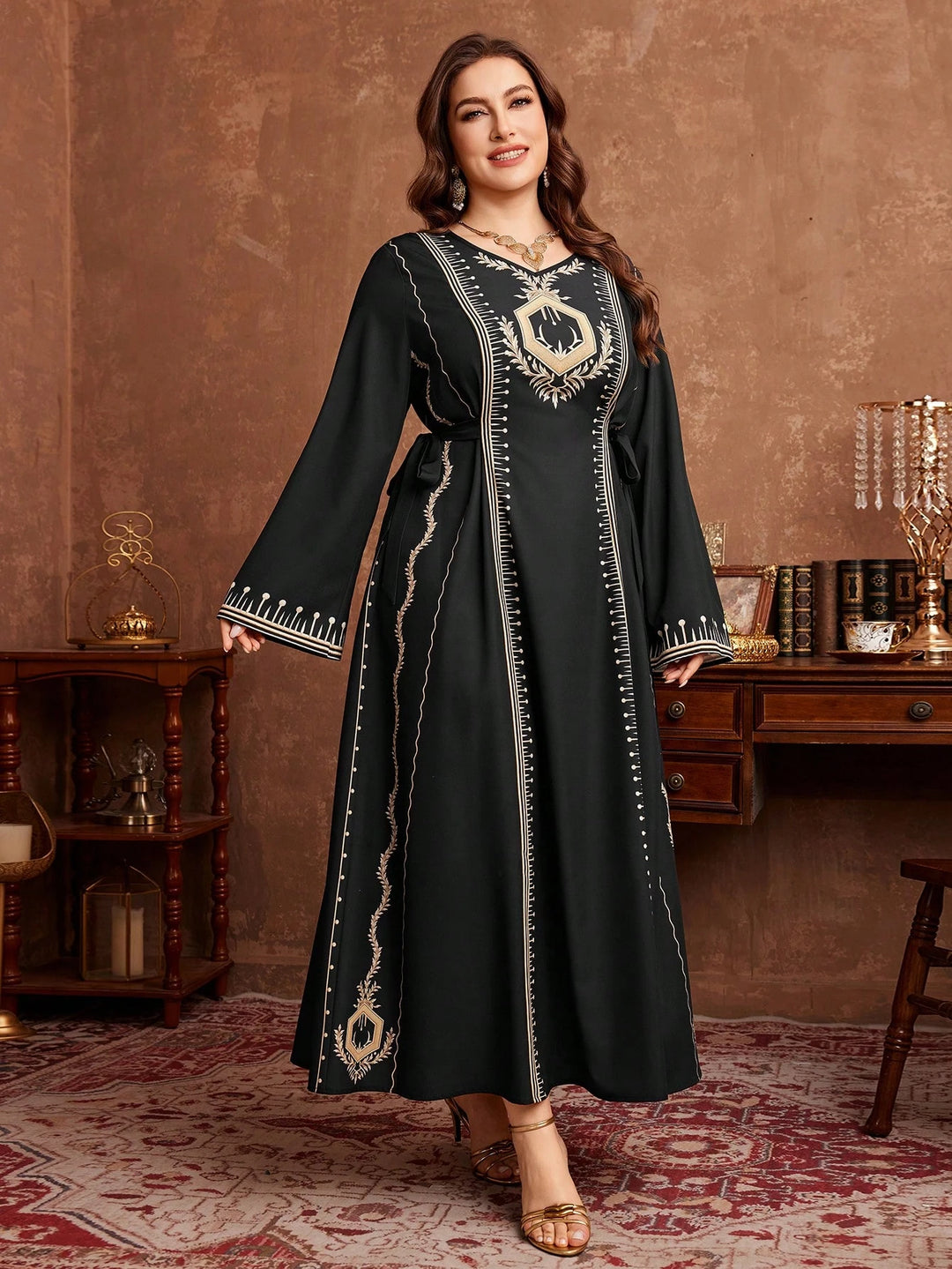 Rochie maxi SHEIN, negru