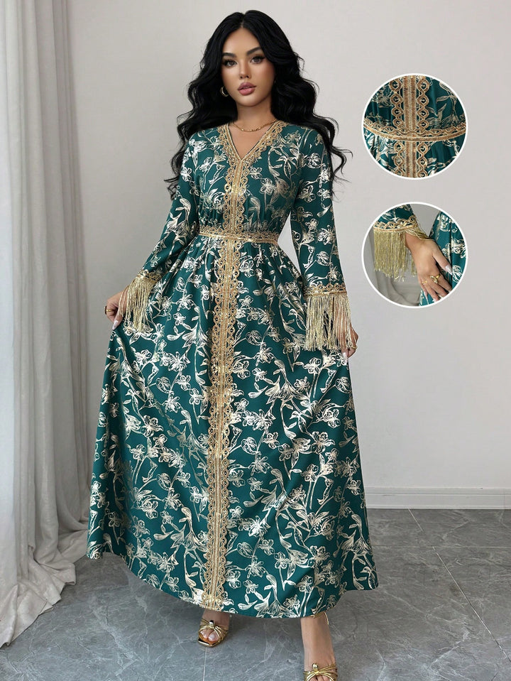 Rochie maxi SHEIN, verde