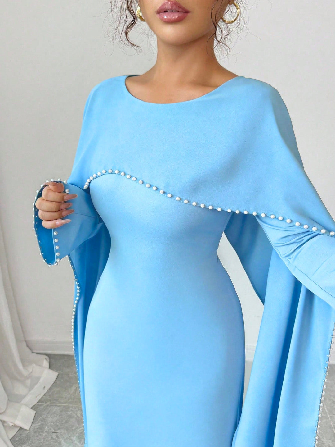 Rochie maxi SHEIN, albastru