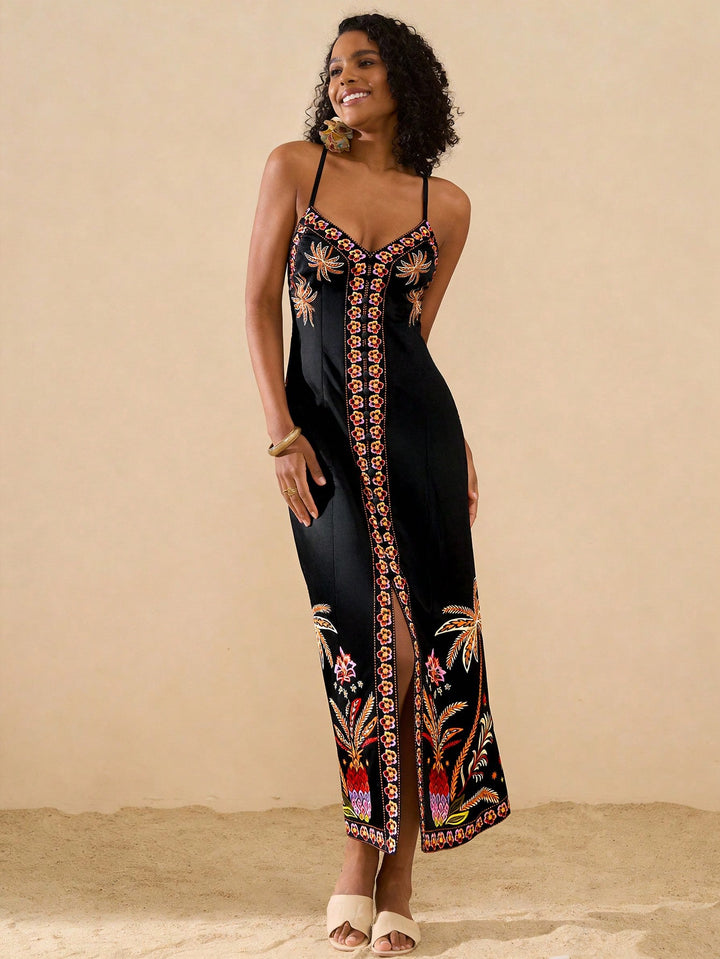 Rochie maxi SHEIN, negru