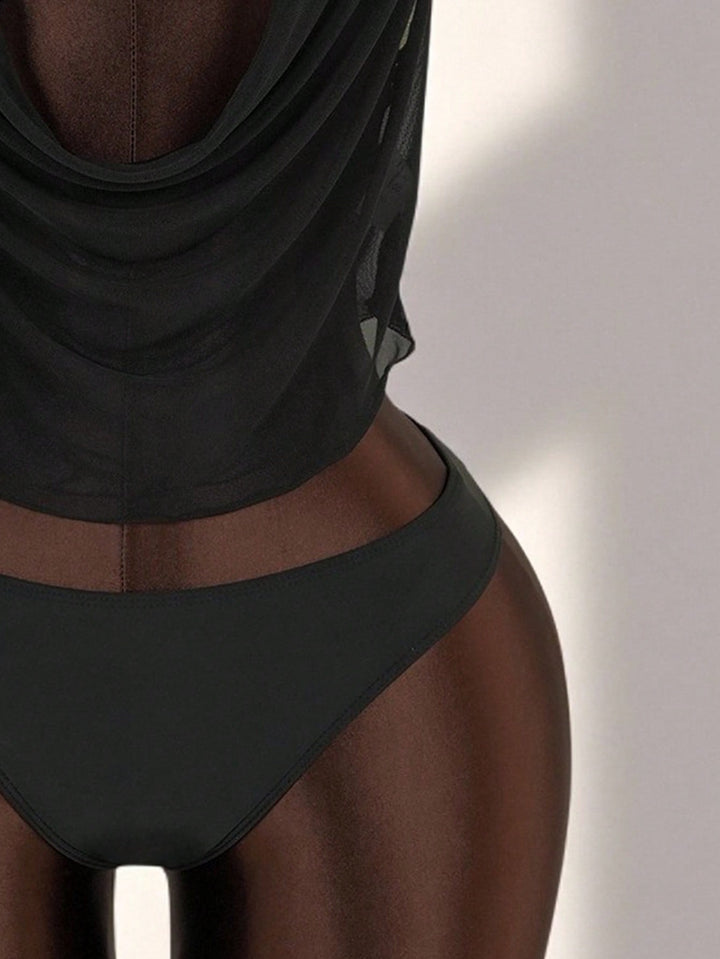 Set bikini SHEIN, negru