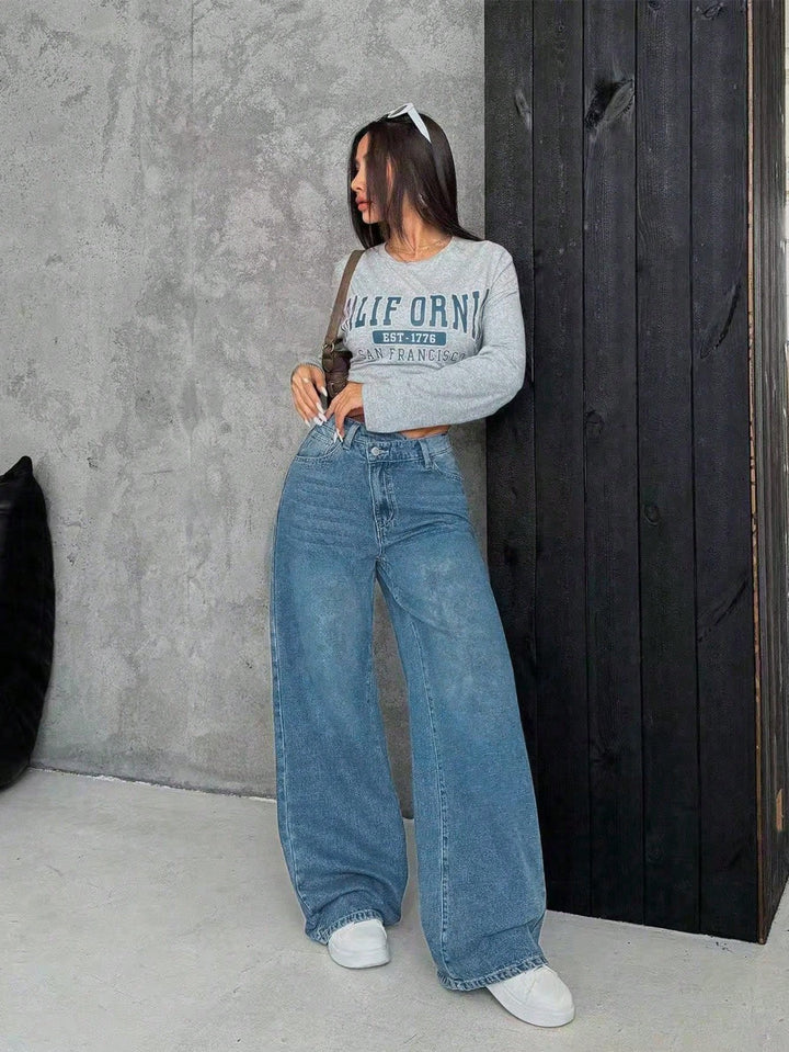 Jeans SHEIN, gri