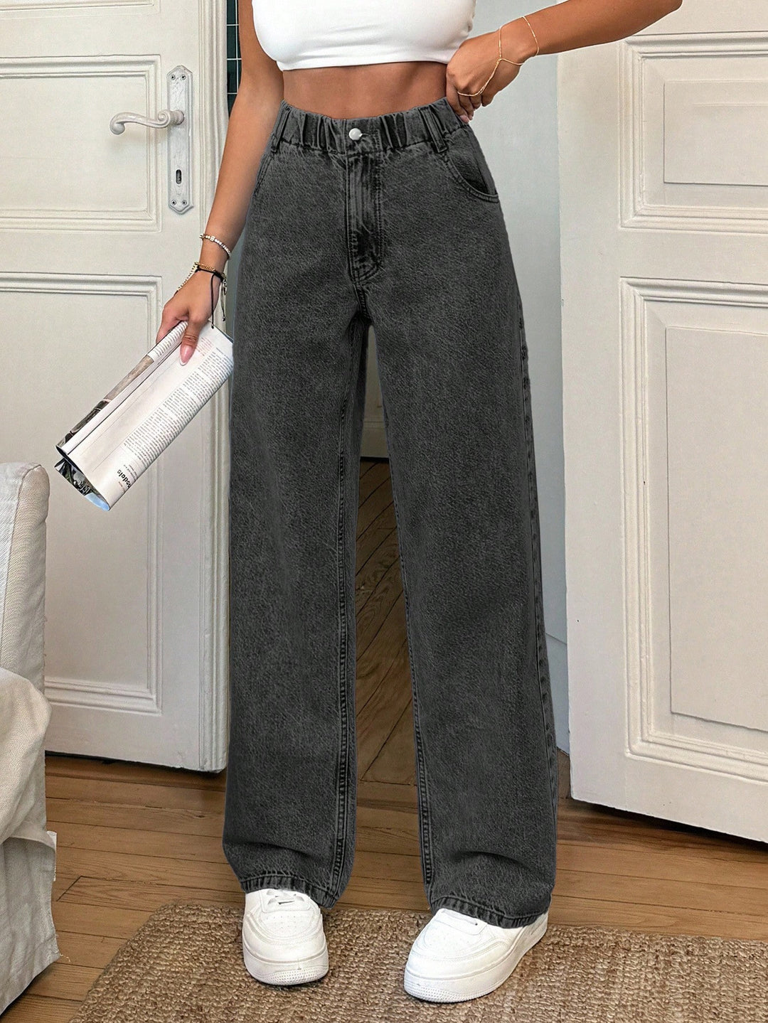 Jeans SHEIN, gri