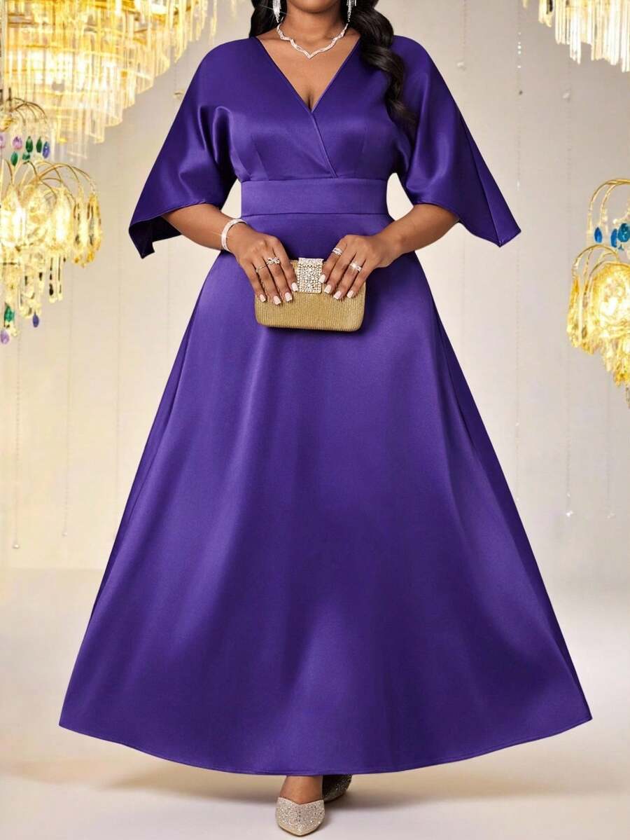 Rochie de ocazie SHEIN, mov